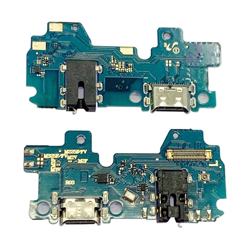 USB-коннектор для зарядного порта плата гибкий кабель Samsung M22 M225 M32 M325 зарядный