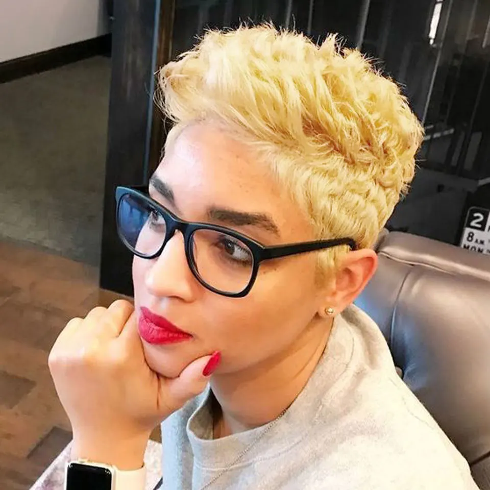 Короткий парик Joeder из натуральных волос с Омбре цвет ed бразильские человеческие