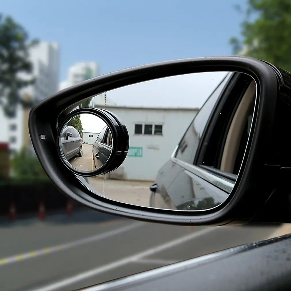 

NEW 360-degree Wide Angle Adjustable Rotation Round car goods Car Rearview Auxiliary Blind Spot Mirror Car Accessories
