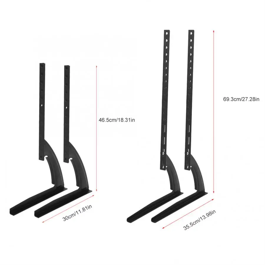 Кронштейн для телевизора черный металлический стальной кронштейн плоского