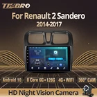 Автомагнитола 2DIN Android 2014 для Renault 2 Sandero Symbol 2017-, GPS-навигация, стереоприемник DSP, автомагнитола, Автомобильный приемник IGO