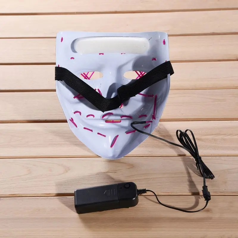 1 шт. неоновая Маска Косплей тушь для ресниц ужас маскарадные Светящиеся в