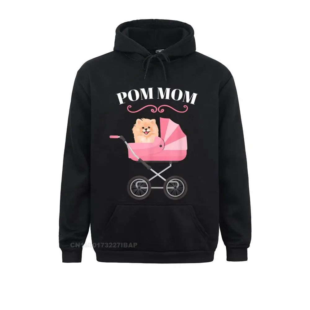 Cute Funny Pom Pomeranian Mom Gift For Women Hoodie Sweatshirts Fall Hoodies Fashion England Style Sportswears Fashionable Women