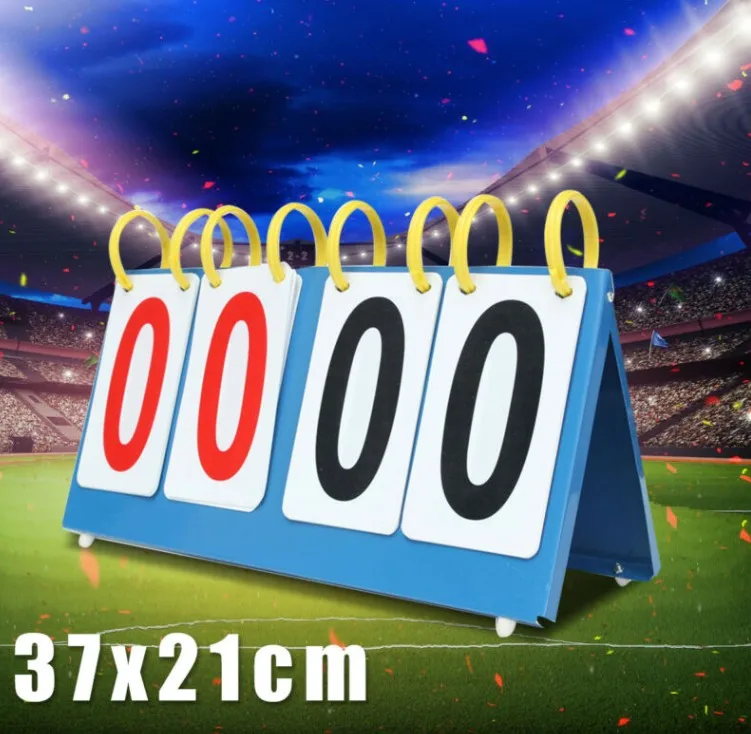 Портативный 4 дневный спортивный Scoreboard для настольного тенниса баскетбола