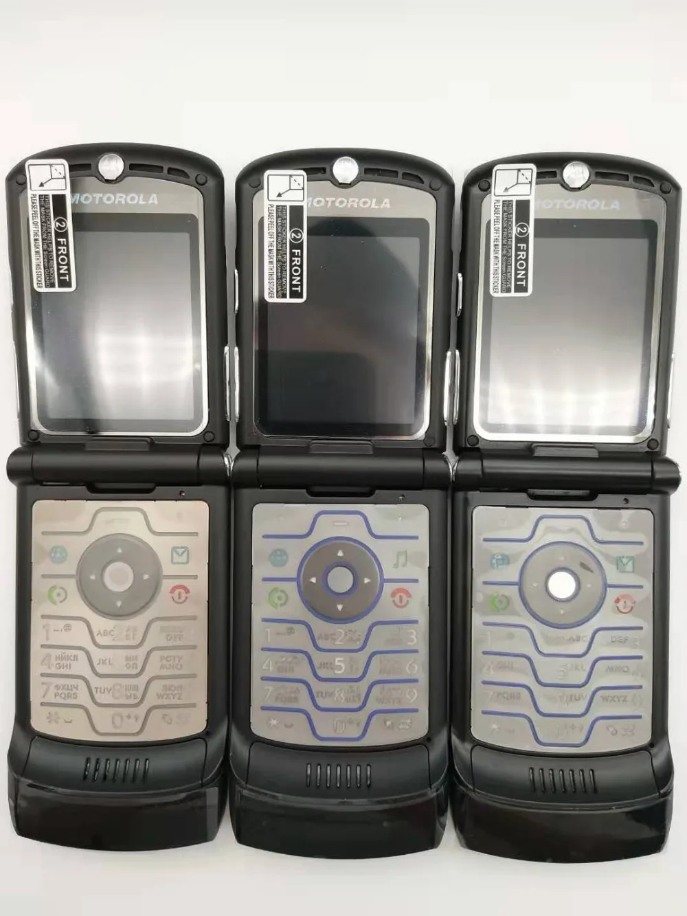 Хорошее качество оригинальная мировая версия флип GSM Quad Band Motorola Razr V3 мобильный телефон один год гарантии