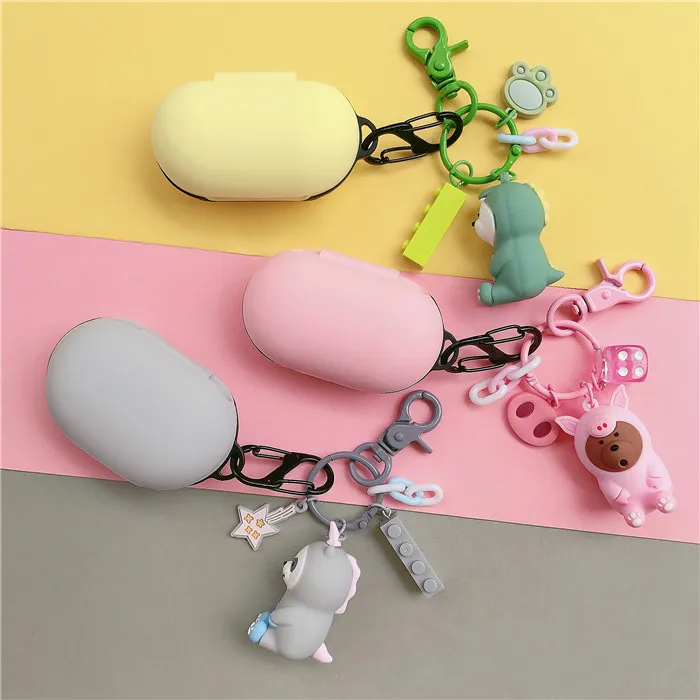 Силиконовый чехол для Samsung Galaxy Buds + беспроводные Bluetooth наушники зарядный бокс