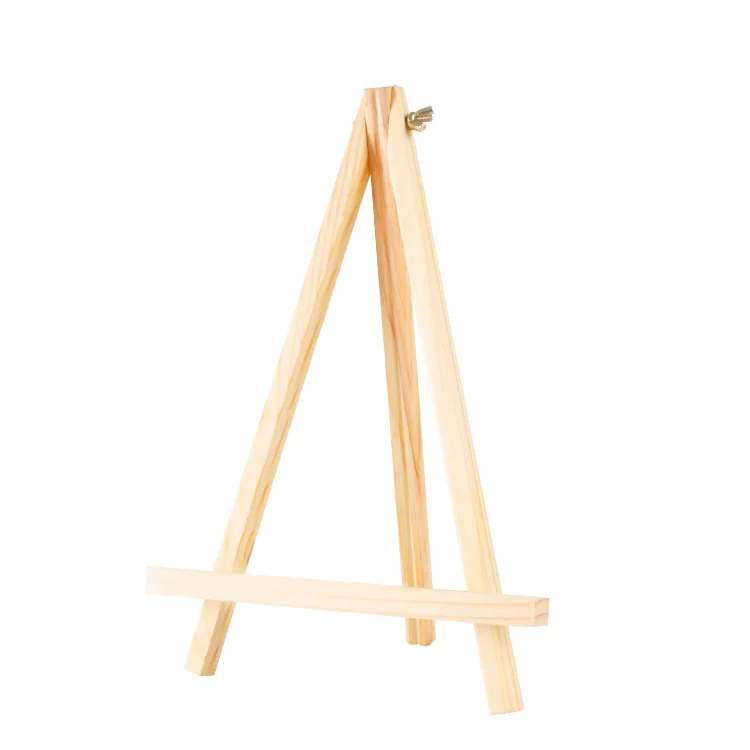 1/5pcs Natural Wood Mini Easel Frame Tripod Display Meeting Wedding Table Name Card Stand Holder Children Painting Craft | Канцтовары