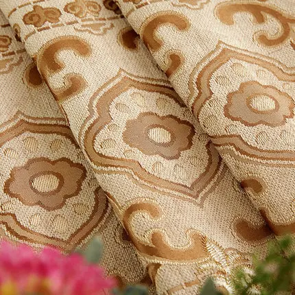 Роскошный вышитый занавес для гостиной полу затененный пол занавески спальни