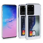 Прозрачный чехол для Samsung Galaxy S20 S20 ultra A51 A71 S9 S10 Note 10 S10E A30 A50 A70, Ударопрочный Мягкий силиконовый чехол