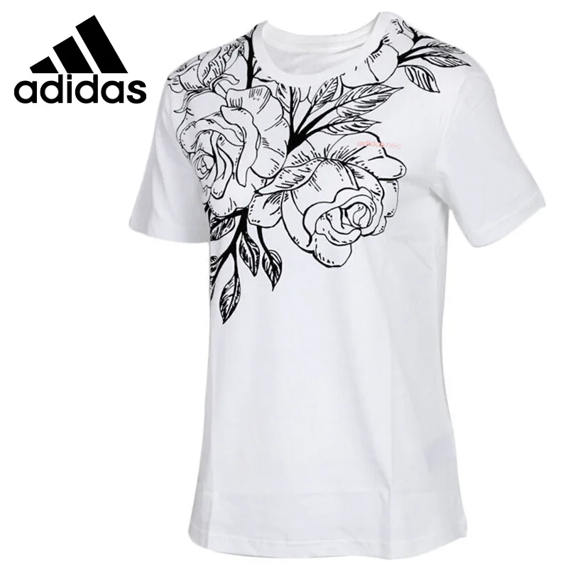 Новое поступление оригинальные футболки Adidas NEO Label W CS RO FRAMG T женские с коротким