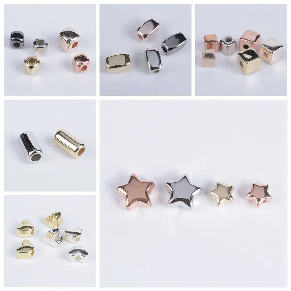 CCB звезда квадратная трубка в форме сердца Подвески бусины разделитель конец