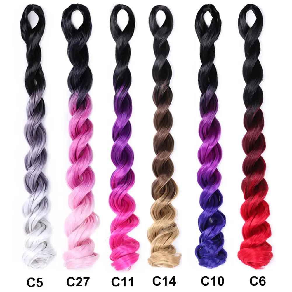 MTMEI волос глубокая волна накладные волосы на крючке затененные в 20 &quot100 г высокое