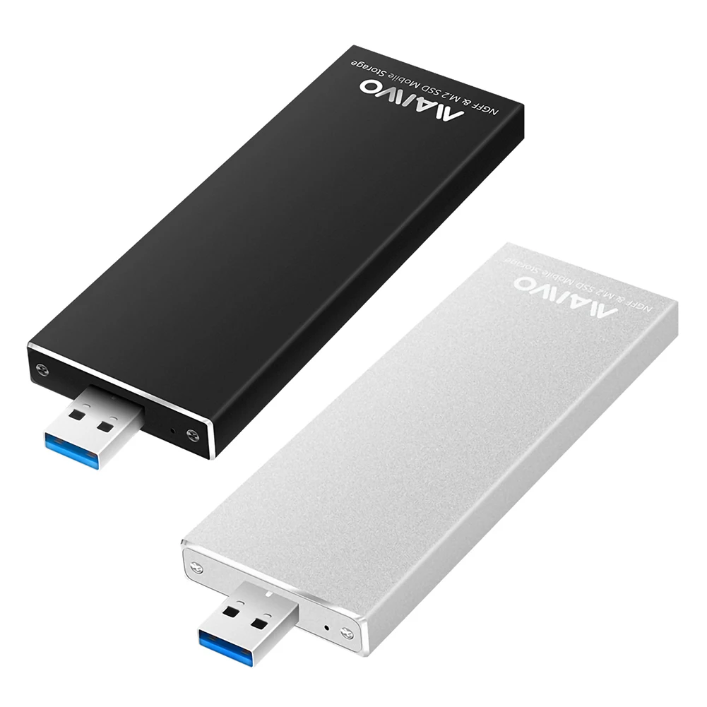 

MAIWO K17N Aluminum Alloy M.2 SSD USB 3.0 Mobile Enclosure for Laptop Desktop 2.5 inch SATA NGFF Solid State Drive Hard Disk Ext