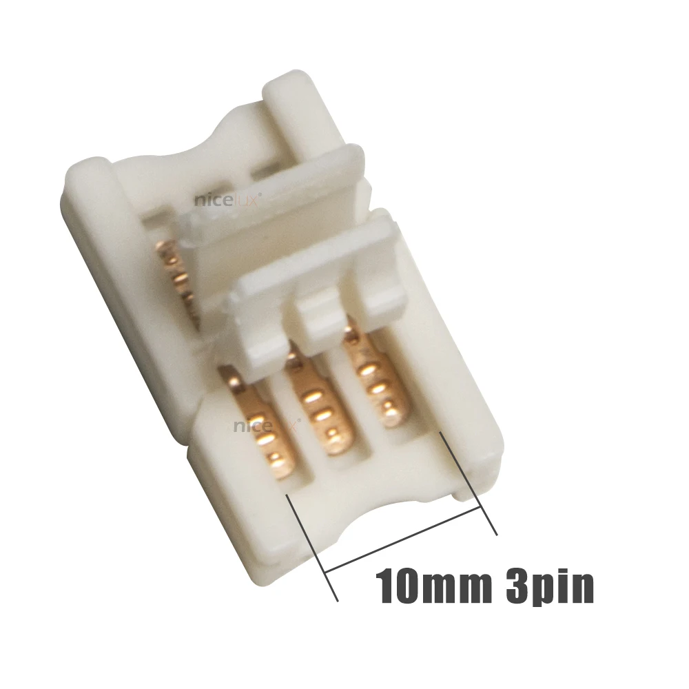 5 шт./лот 2 контактный 3 4 тонкий светодиодный разъем RGB для проводника 8 мм 10 3528 5050