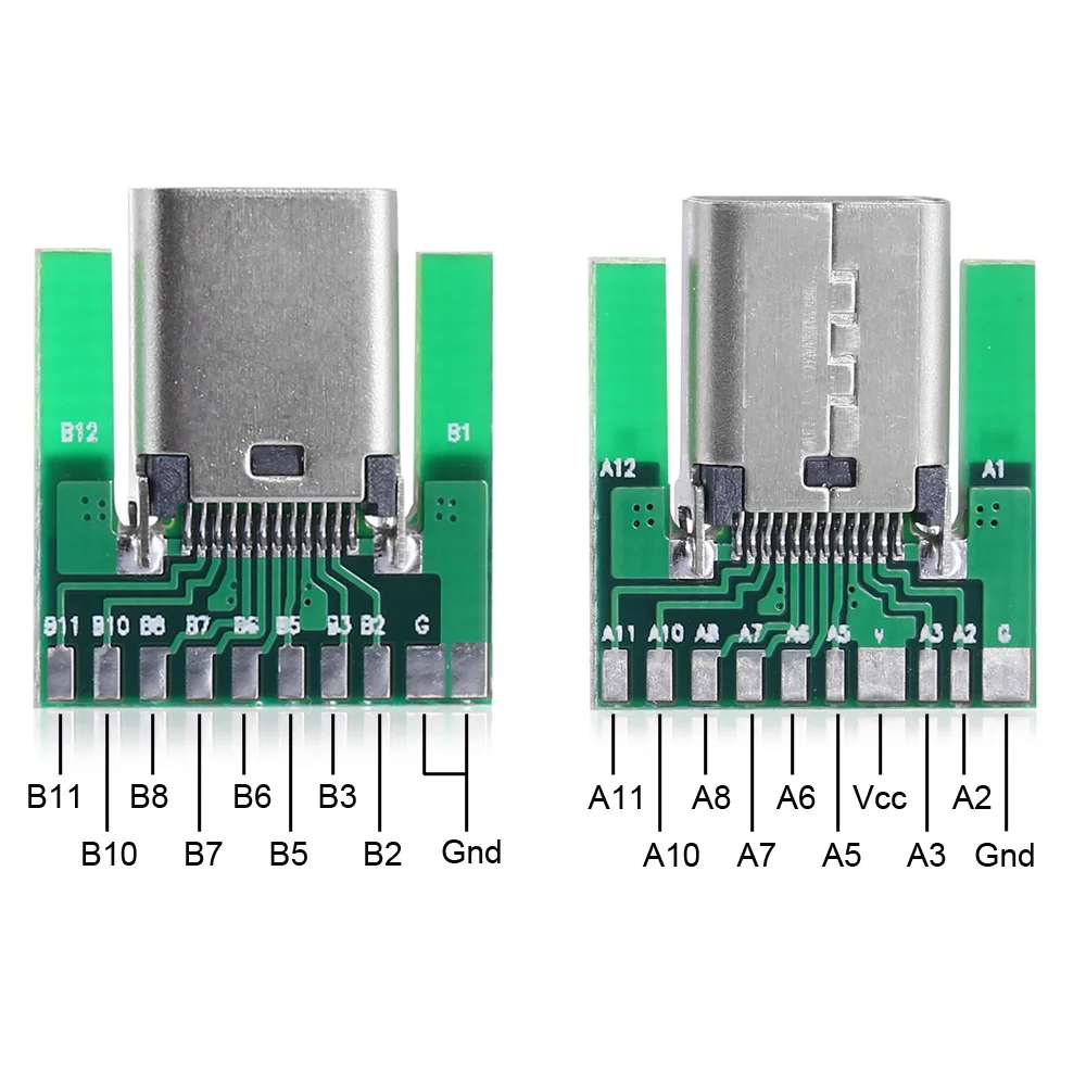 CY Cablecc 2 шт. Micro USB-3.1 SMD 16P type-c Женская розетка DIP4 Hd интерфейс передачи для смартфонов