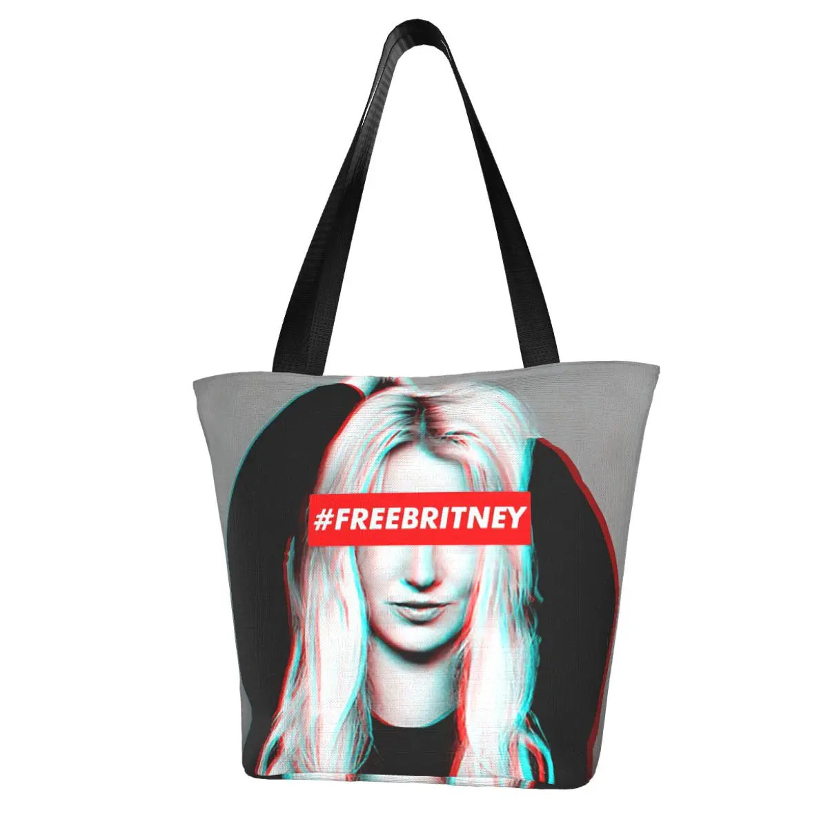 Free Britney Polyester outdoor girl handbag, woman shopping bag, shoulder bag, canvas bag, gift bag