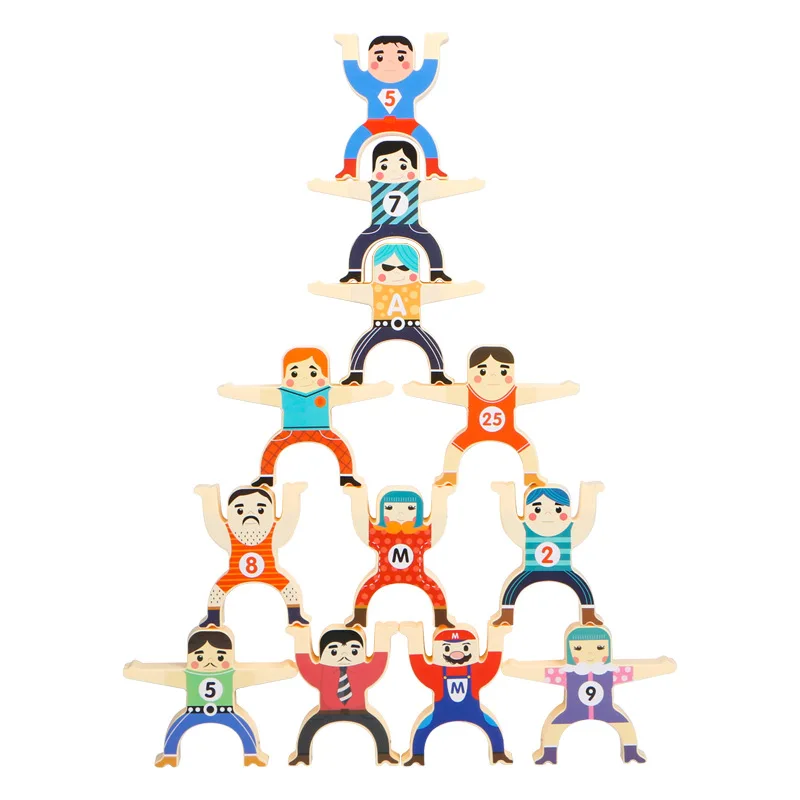 

16 шт./компл. детские строительные блоки Hercules jenda для детей и родителей высокие игры для укладки пазл для детей своими руками сбалансированно...