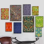 Винтажная Картина на холсте с изображением цветов