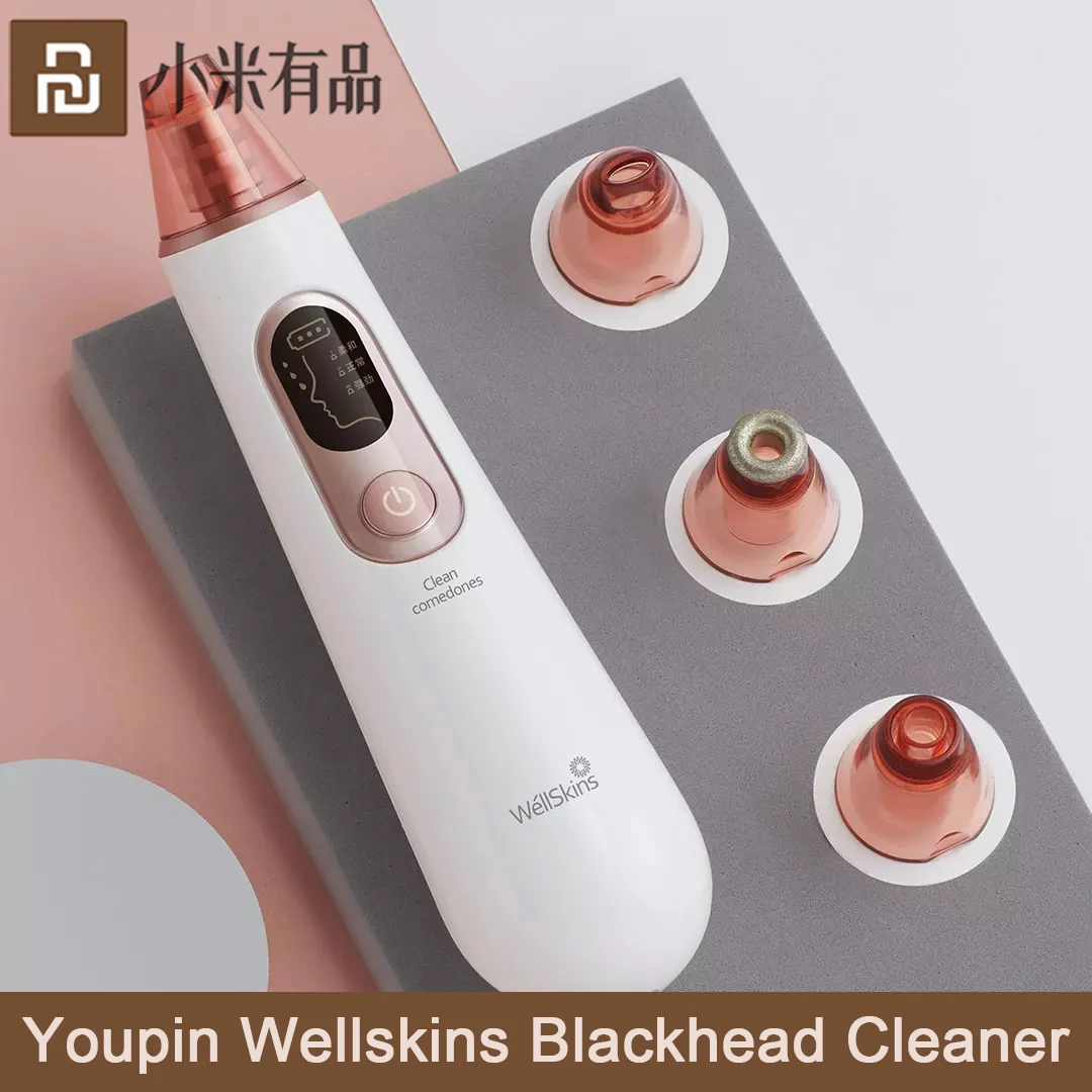 

Электрический вакуумный прибор Xiaomi Youpin Wellskins для удаления черных точек, удаления прыщей и акне на лице, очиститель пор, инструменты для уход...