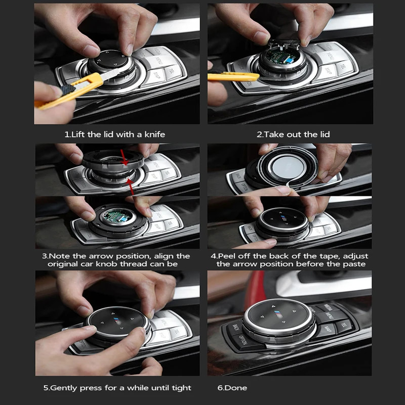

Car Interior Multimedia Buttons Cover Decoration Accessories For BMW 1 2 3 4 5 6 7 Series GT F30 F10 F15 F34 F07 X1 X3 X4 X5 X6