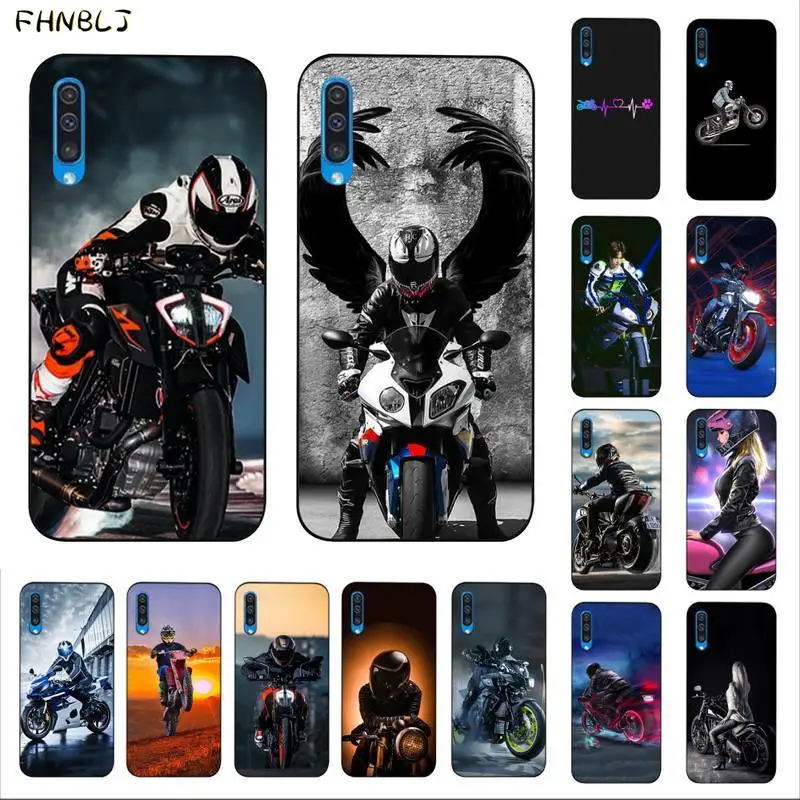 FHNBLJ красивый мотоцикл Мягкий Силиконовый ТПУ чехол для телефона Samsung A10 20s 71 51 10 s 20
