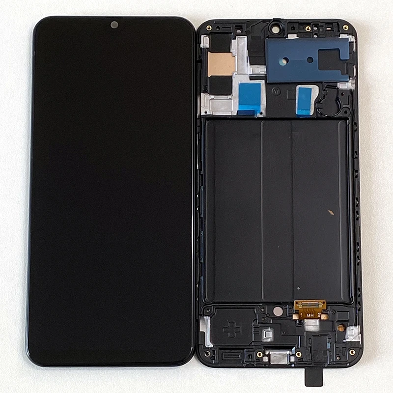 

OLEDNew 6,4 "для SamSung Galaxy A50, ЖК-дисплей, экран с рамкой для Samsung Galaxy A50, сенсорная панель, дигитайзер