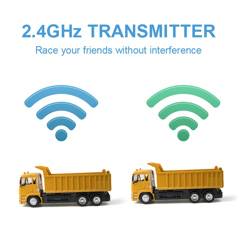 rc инженерный грузовик с диста