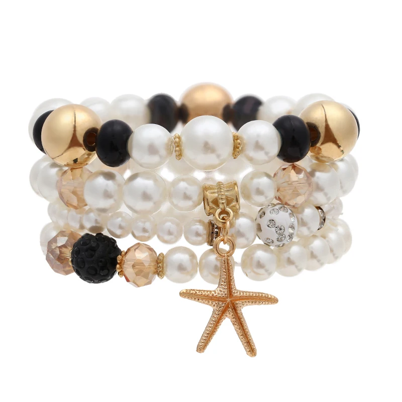 Богемные этнические хамды многоцветные браслеты для женщин Женский браслет