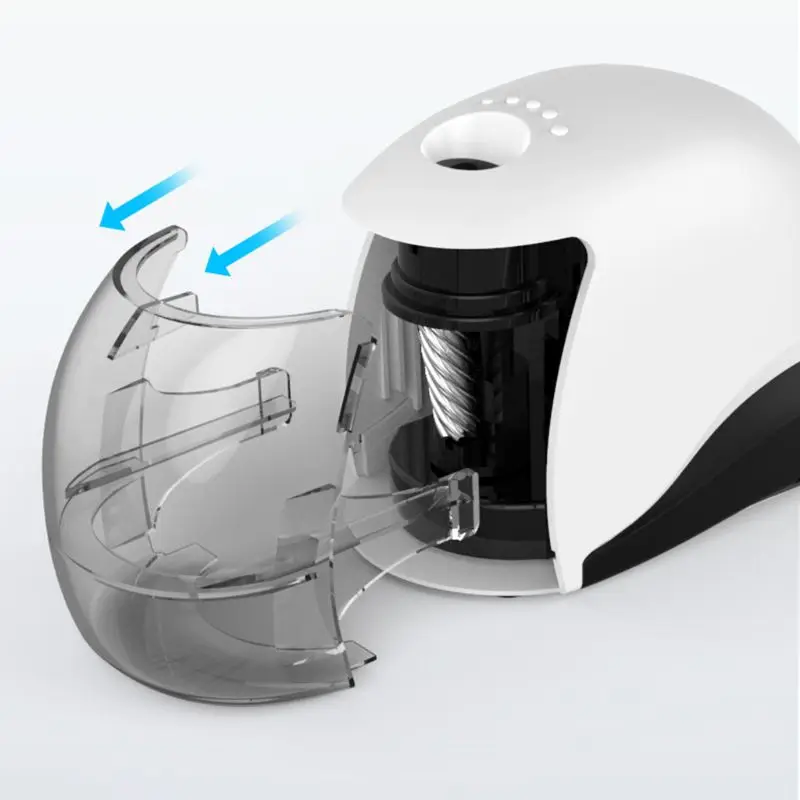 

USB Electric Pencil Sharpener Simple Business Style Automatic Sharpeners Desktop School Office Supplies