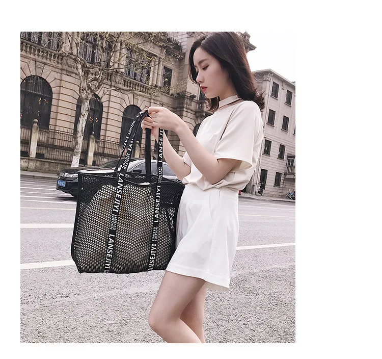 JIULIN 2019 выдолбленная летняя и Корейская версия сетка новая сумка на одно плечо