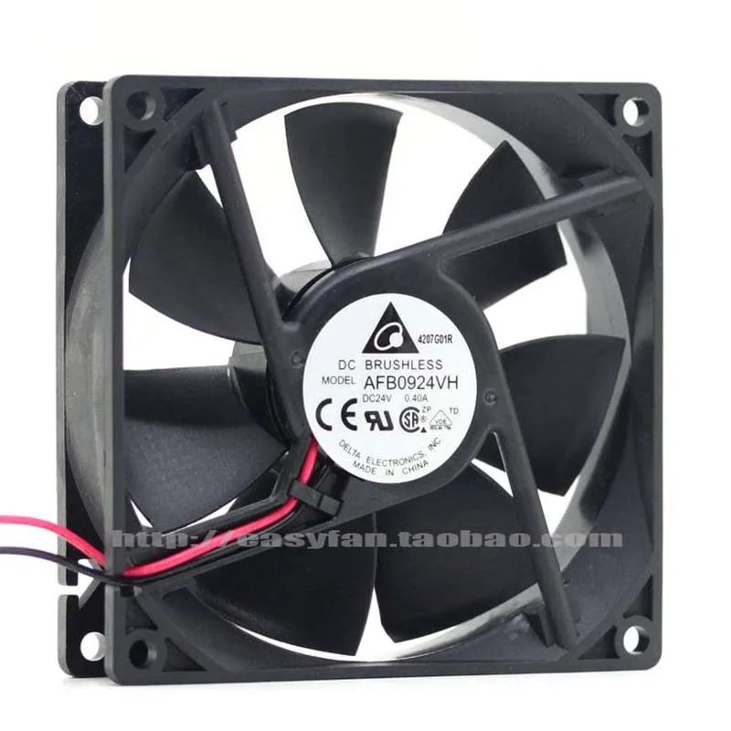 

Новый оригинальный Delta 9025 9 см AFB0924VH 24В 0.4A преобразователь частоты с двумя шариками охлаждающий вентилятор 92 × 92 × 25 мм кулер