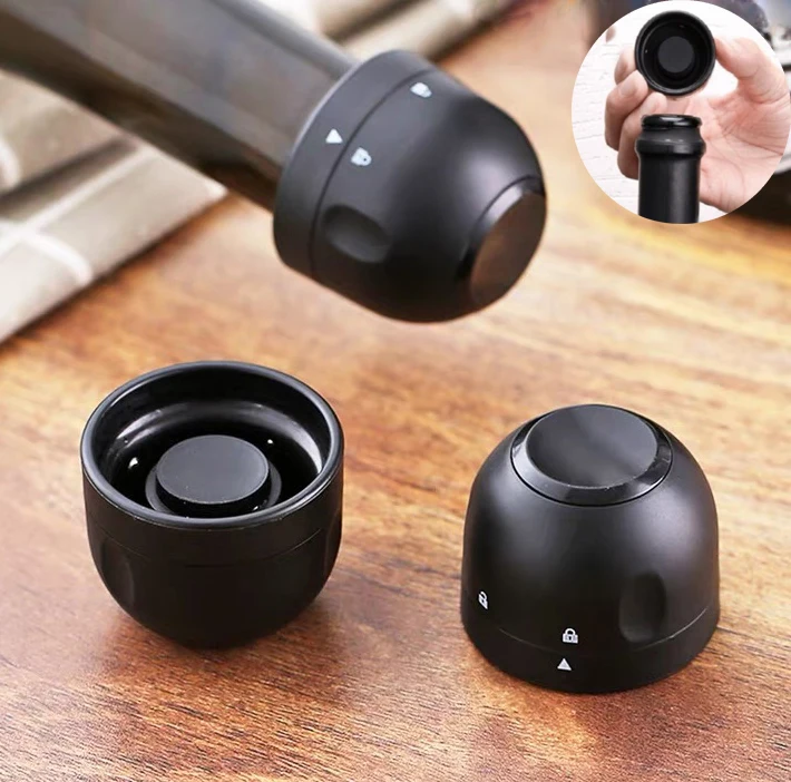 

Bottle Stopper Vacuum Retain Freshness Champagne Cap Leak-proof Sealing Wine Beer Bottle Cork Stopper Kitchen Bar Tools Barware
