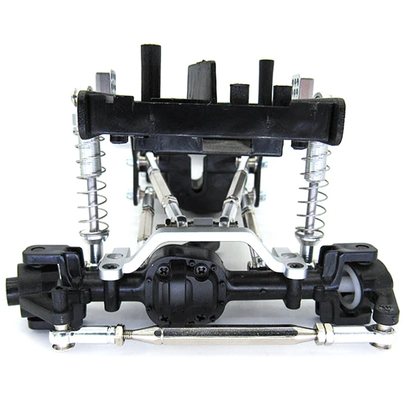 

Metal Shock Absorber Damper with Extender Seat Bracket Black with Metal Pull Rod Steering Rod Link Tie Rod Mount Black