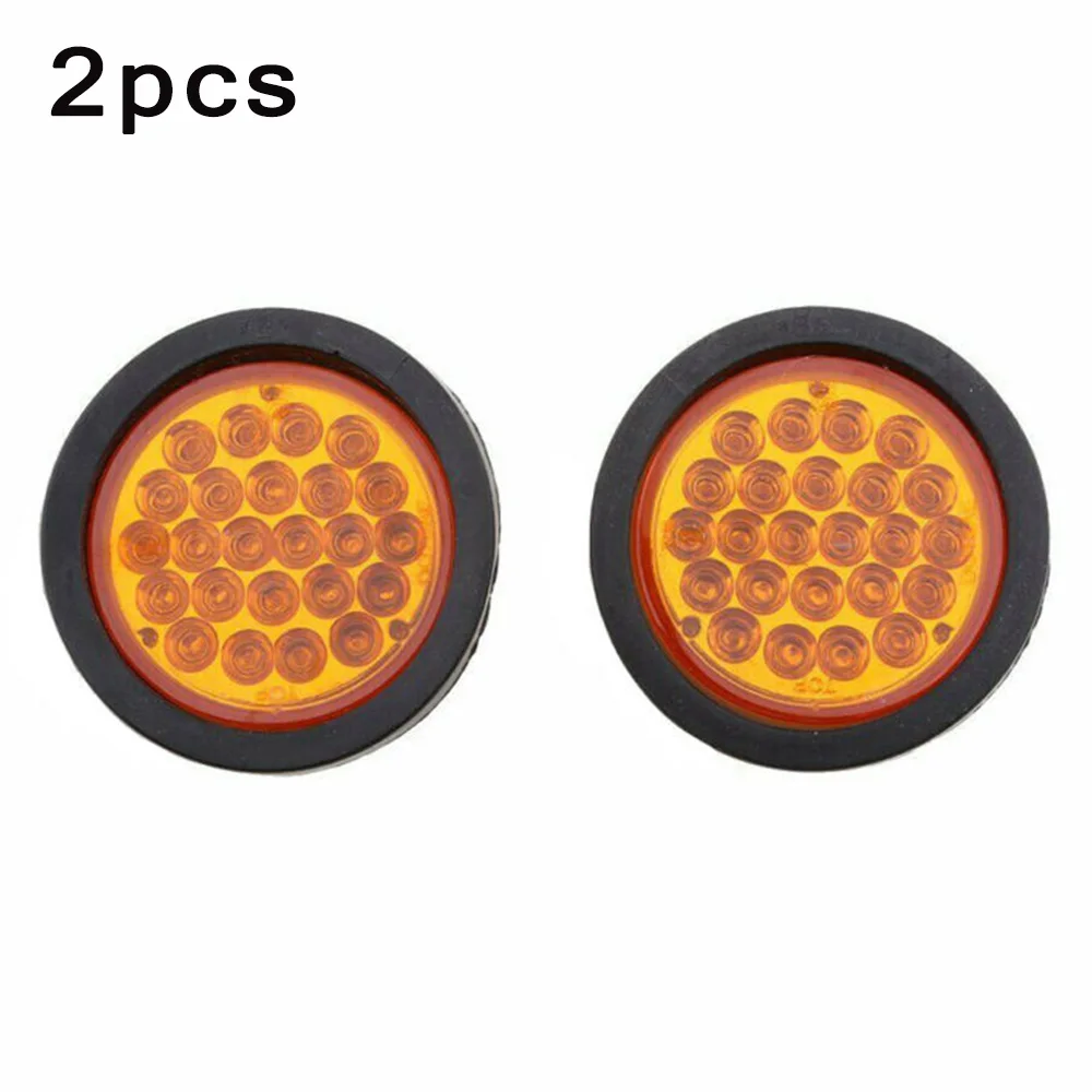 

Turn Tail Turn Signal Light 24-LED Warning light 2pcs 4in Lamp Signal light Stop Tail