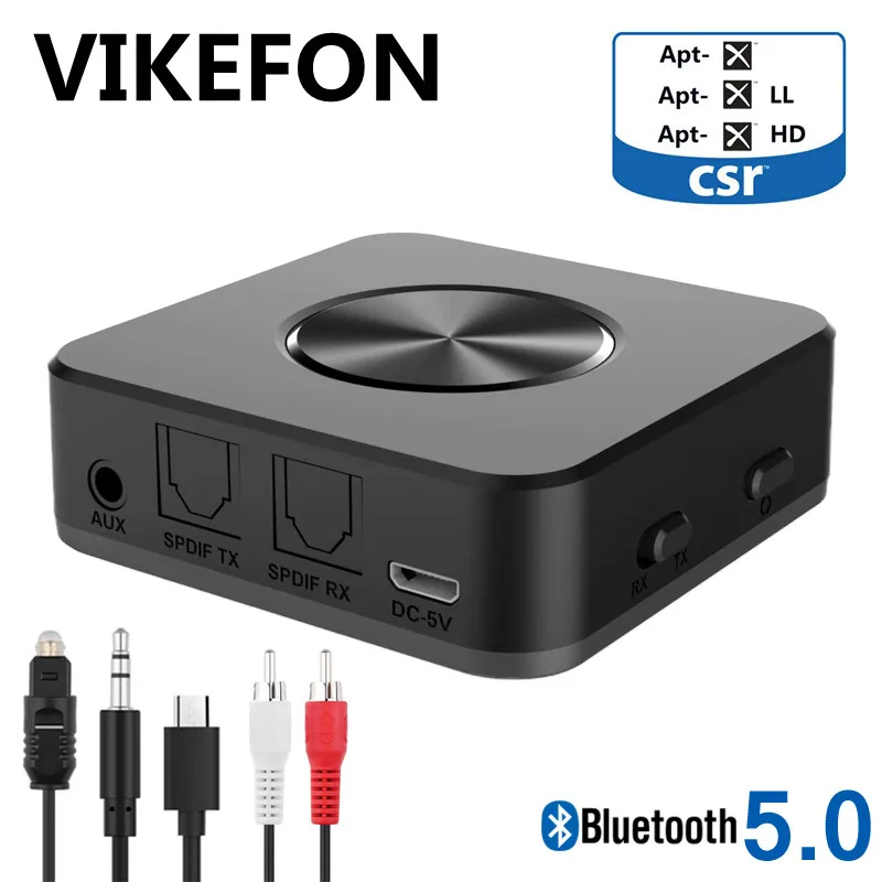 Bluetooth 5 0 передатчик и приемник CSR8675 ATPX HD LL адаптер RCA 3 мм AUX SPDIF цифровой оптический