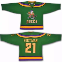 Тренировочная рубашка для хоккея Coldindoor green ducks #66 BOMBAY #44 REED #33 GOLDBERG