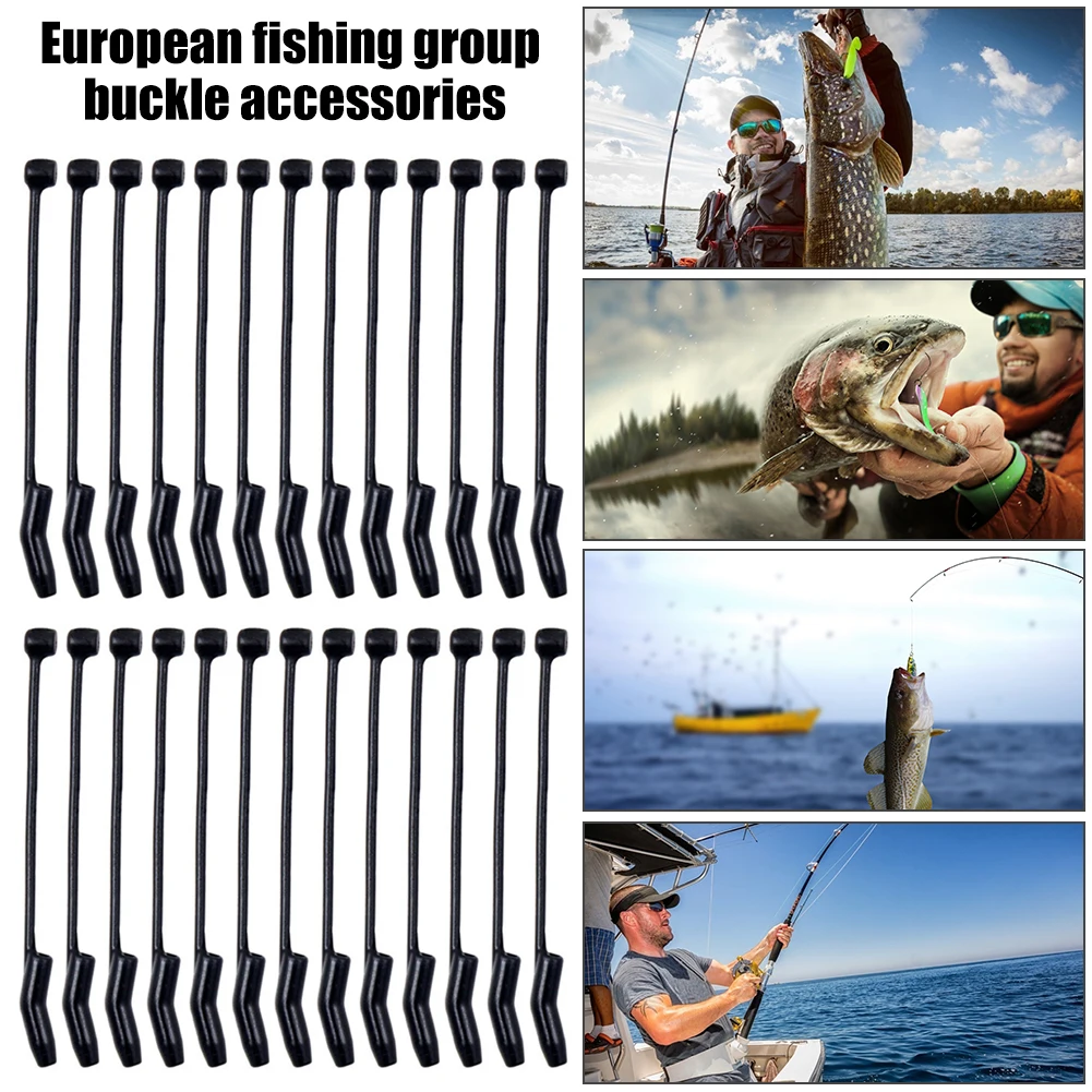 

25 шт. аксессуары для ловли карпа, муфты с крючком, готовые крючки для выравнивания D-образной оснастки, втулки с защитой от спутывания, всплыв...