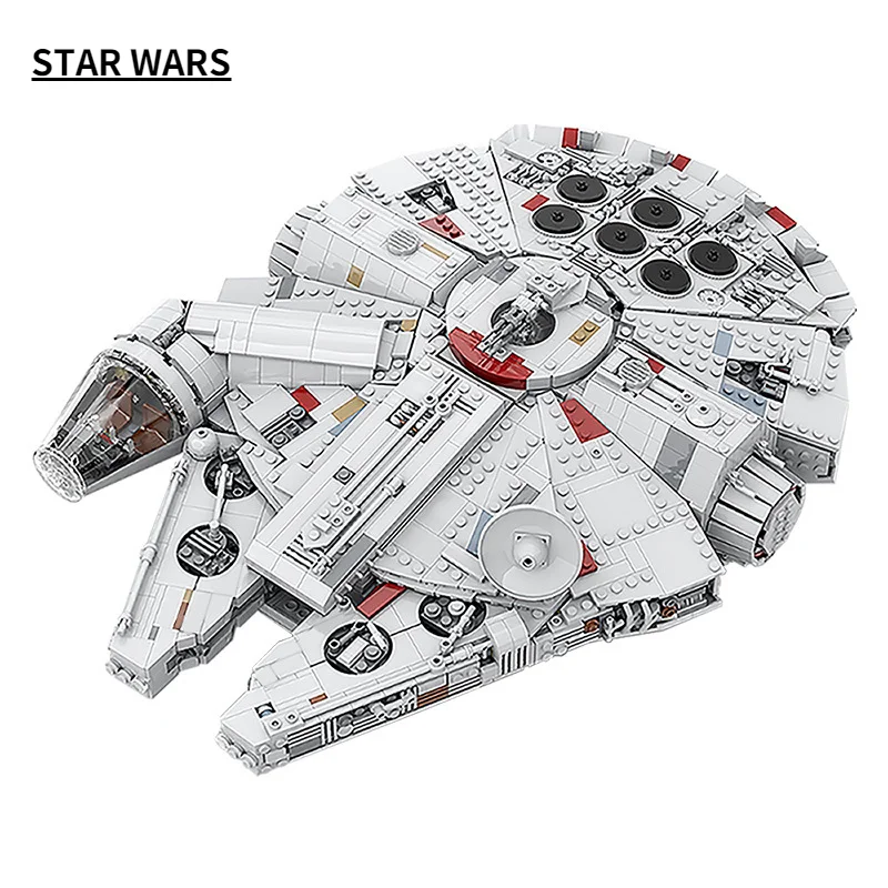 

Star Wars Blocks Building Blocks Medium Millennium Falcon Puzzle Assembling Toy Collection for Kids Adult Gift
