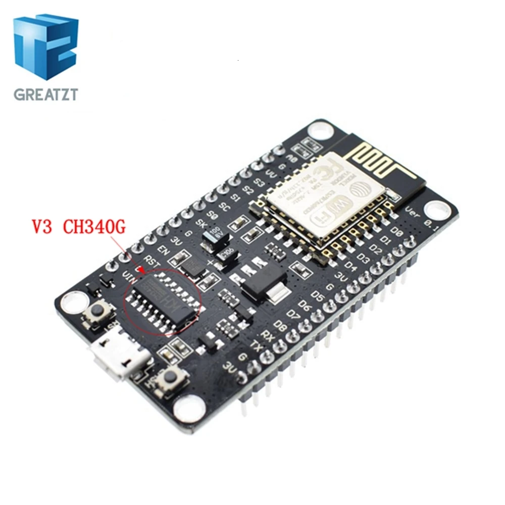 GREATZT NodeMcu подходит для Node MCU база ESP8266 тестирование DIY макет базовый тестер подходит для NodeMcu V3