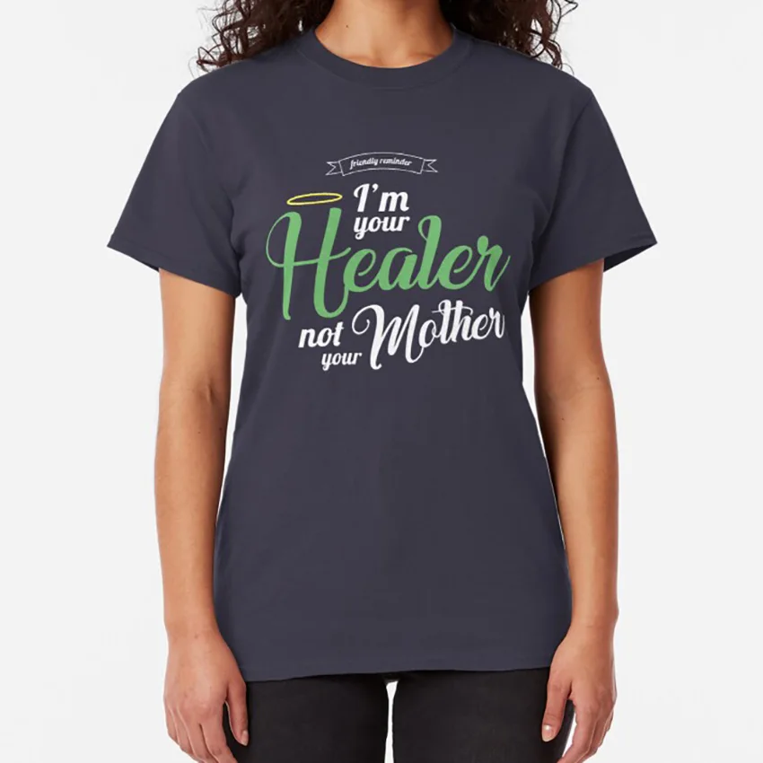 Im your Healer а не ваша мама футболка лечащий священник лечение mmorpg мне нужно