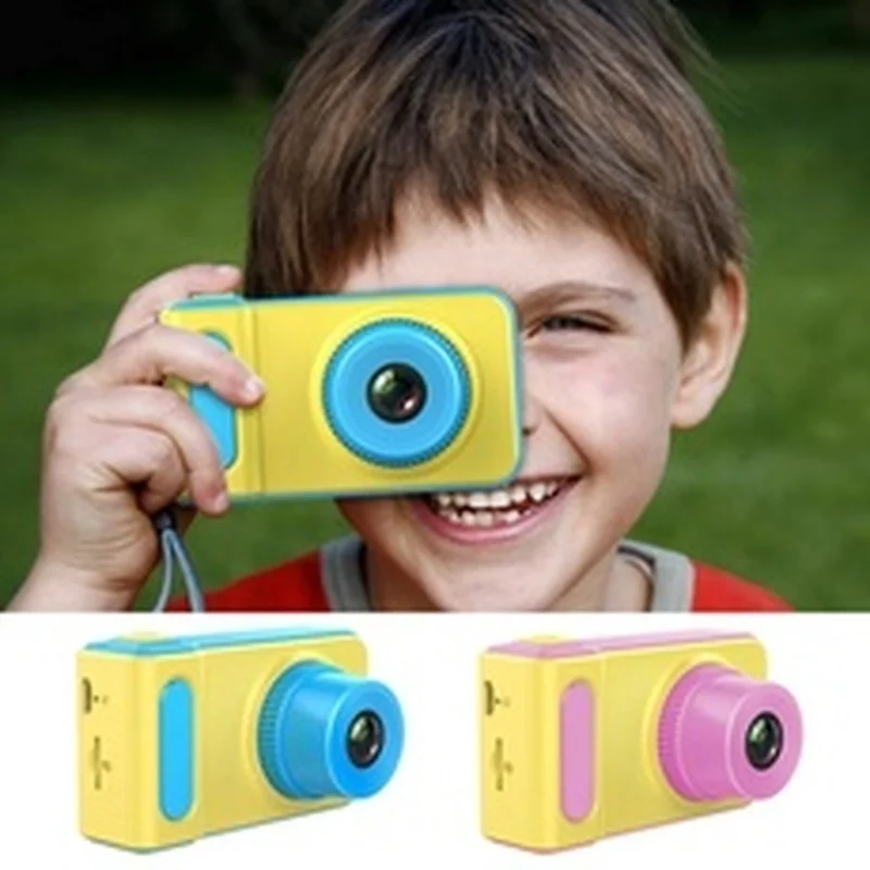 Детская мини камера 1080P Full HD портативная цифровая с видео 2 дюймовый экран дисплей