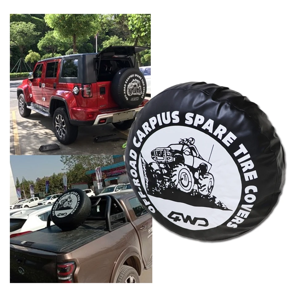 

Чехол для запасных колес, защитный чехол из ПВХ для Jeep Hummer, 14/15/16/17 дюймов