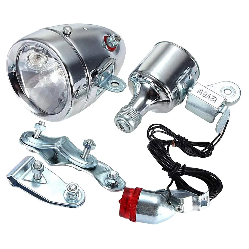 Моторизованная велосипедная задняя фара генератор трения набор фонасветильник