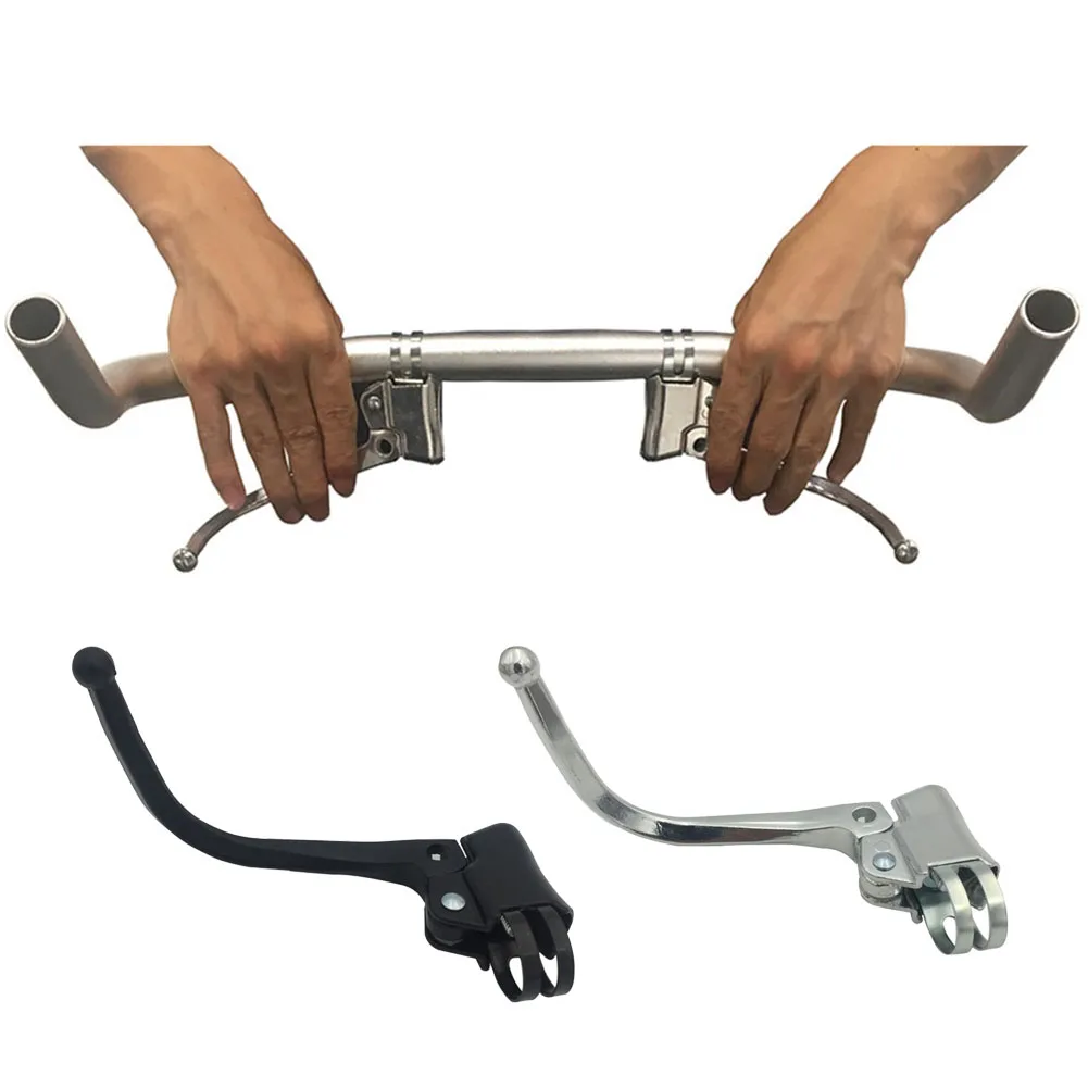

Brake Lever Road Bike Fixed Gear Vintage Bicycle Bent Aluminum Alloy Brake Levers For 22.2-23.8mm Handlebar Accessory