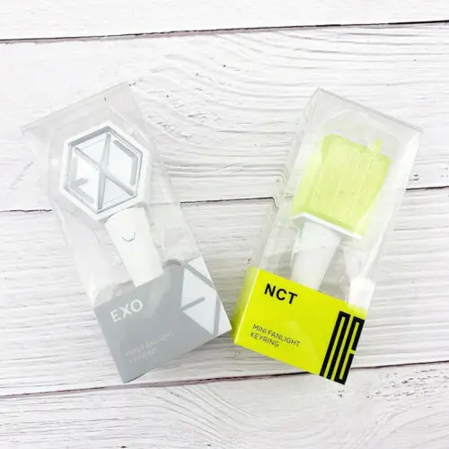 Kpop мини вентилятор светильник stick брелок EXO NCT освещение концертов палочка