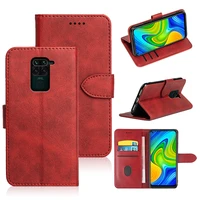 roemi for xiaomi redmi note 9 comfortable hand feeling premium pu leather leather case with front buckle flip pu case
