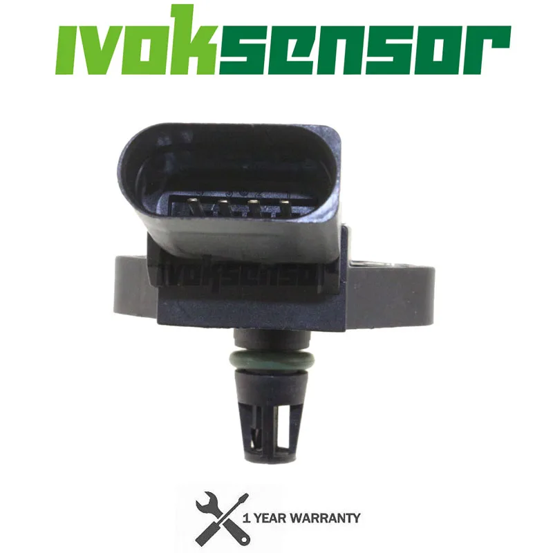 Датчик карты для Volkswagen Beetle Touareg Golf Jetta Passat 1.8L 1.9L 2.0L 3.0L 03G906051E|pressure boosting|pressure turbopressure