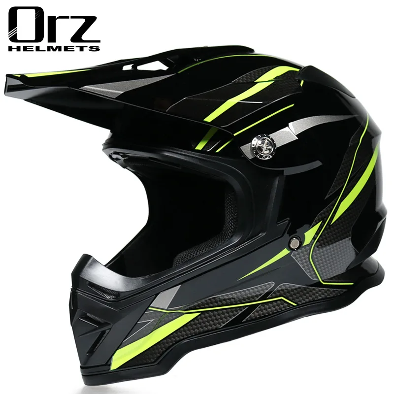 Professional Motorcycle Helmet Off-road Helmet Downhill DOT Racing Motocross Casque Moto Helme Suitable for Men Kid
