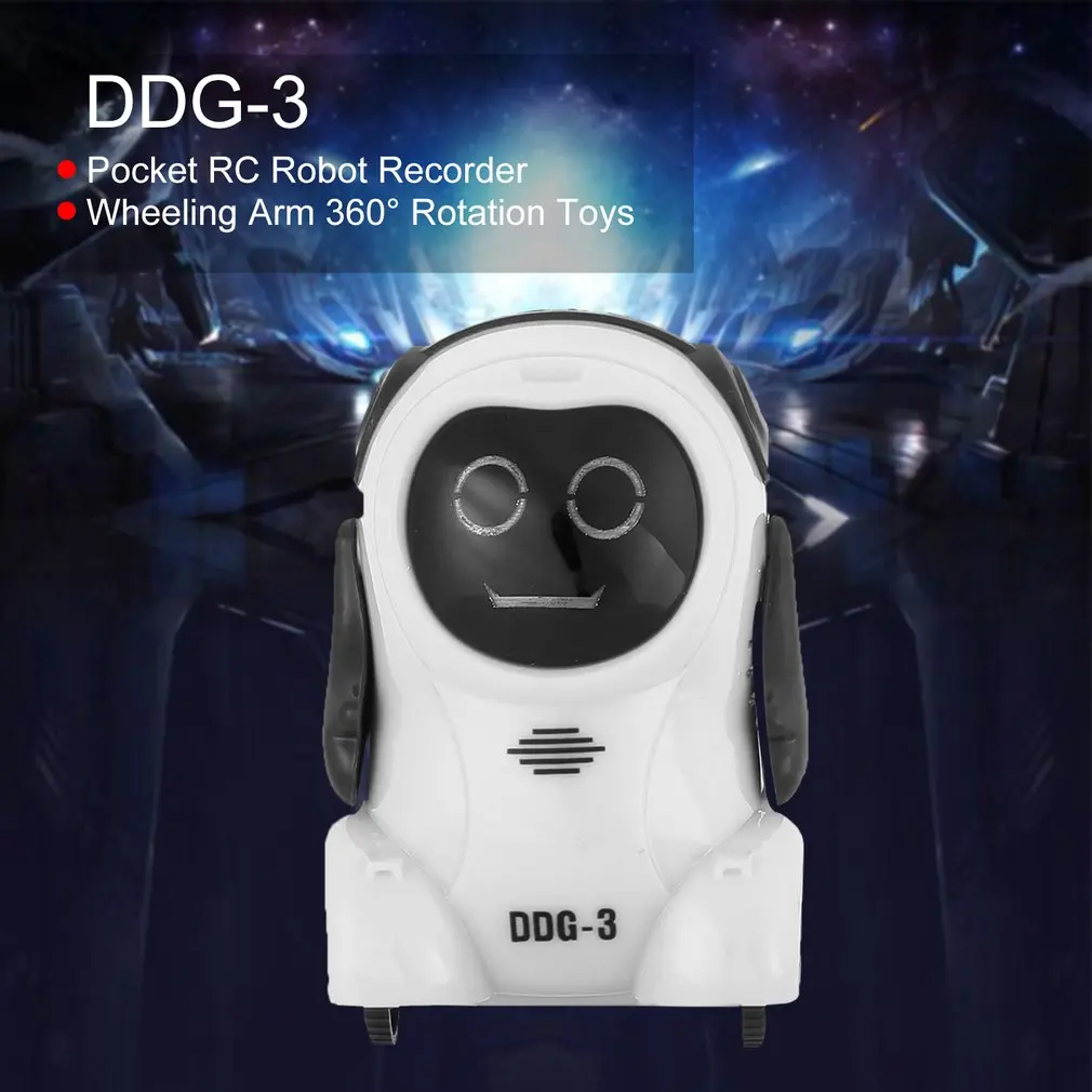 Интеллектуальный DDG 2 3 мини карманный диктофон RC робот смарт рекордер Свободно