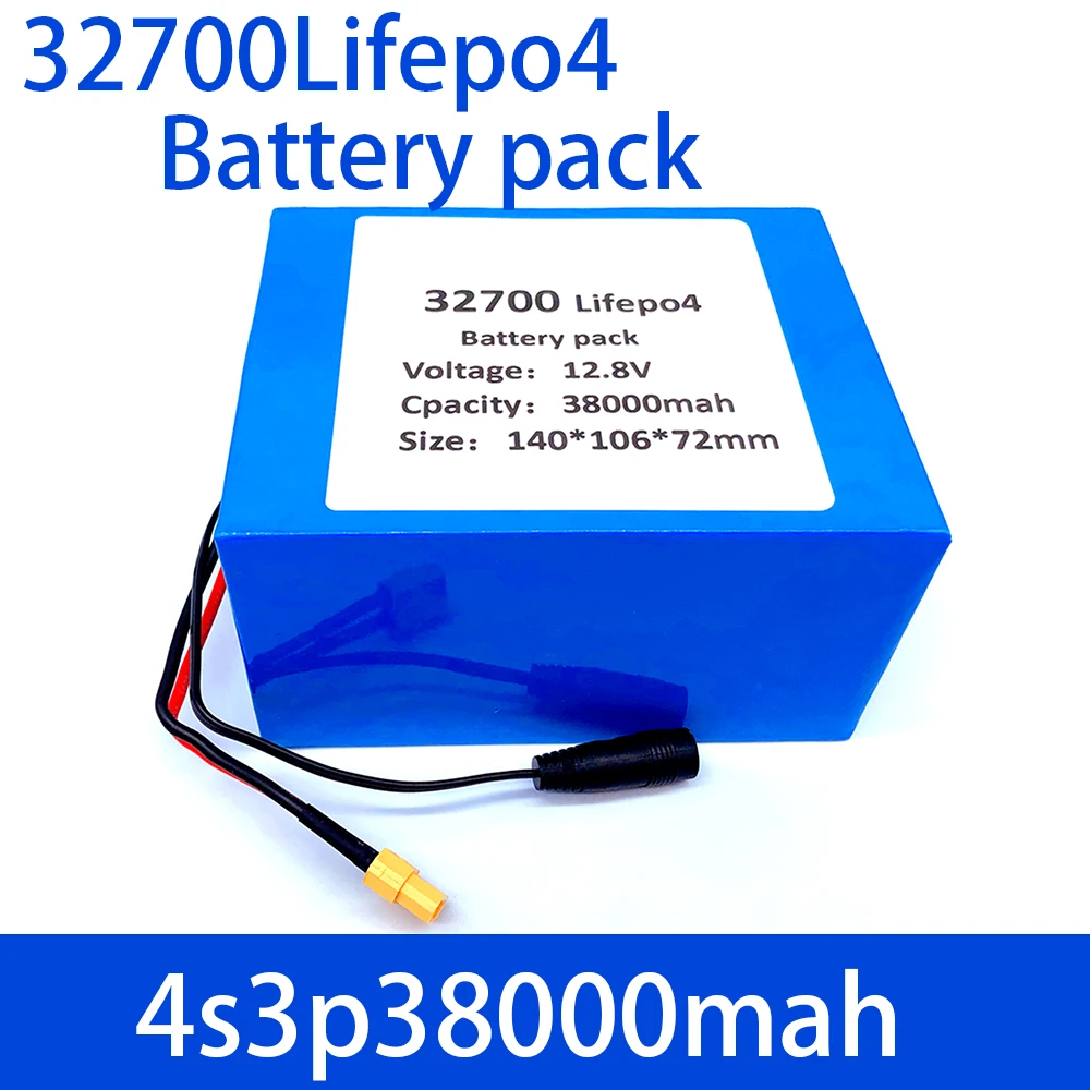 

Аккумуляторная батарея 32700 Lifepo4, 4S3P, 12,8 В, 30 А/ч, 4S 40A, 100A, сбалансированная система управления аккумуляторной батареей для электролодки, беспе...
